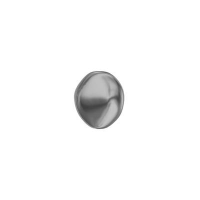 Swarovski® 10mm Dark Grey Crystal Baroque Coin Pearl - Style 5842 - Goody Beads