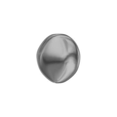 Swarovski® 14mm Dark Grey Crystal Baroque Coin Pearl - Style 5842 - Goody Beads