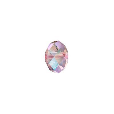 PRESTIGE crystal 6mm Light Rose Shimmer 2x Briolette Bead - Style 5040 - Goody Beads