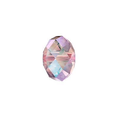 PRESTIGE crystal 8mm Light Rose Shimmer 2x Briolette Bead - Style 5040 - Goody Beads