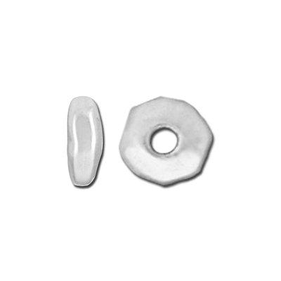 7mm Silver Nugget Spacer by TierraCast - Goody Beads