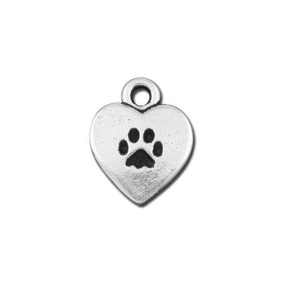 12mm Silver Love My Cat Pewter Charms by Tierracast - Goody Beads