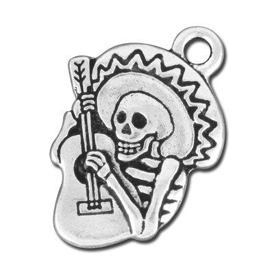 23mm Antique Silver Guitaro Charm by TierraCast - Goody Beads