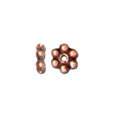 3mm Antique Copper Beaded Heishi Spacer by TierraCast - Goody Beads