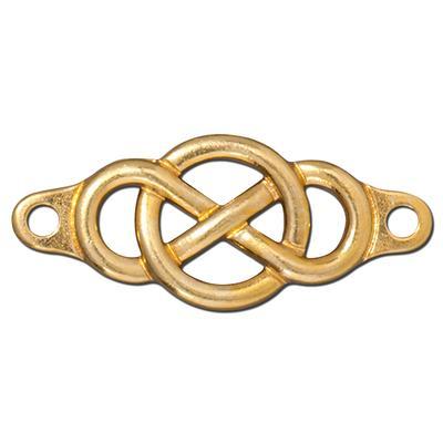 35mm Gold Infinity Centerpiece Link by TierraCast - Goody Beads