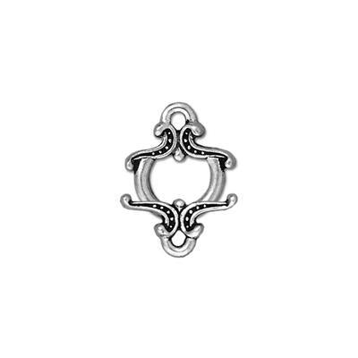 13mm Antique Silver Keepsake Pewter Toggle Clasp by Tierracast - Goody Beads