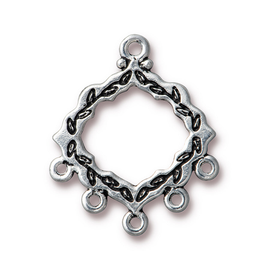 28mm Cathedral Link by TierraCast - Antique Silver