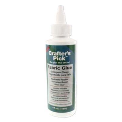 Crafter's Pick Fabric Glue - 4oz. Bottle - Goody Beads