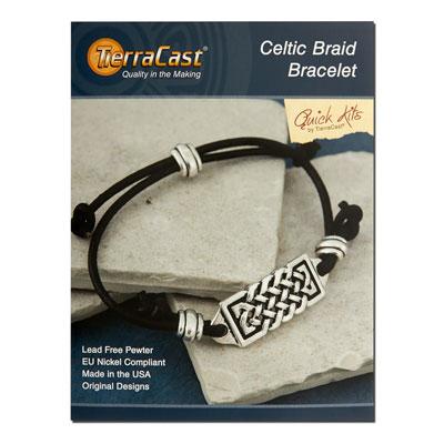 TierraCast Celtic Braided Bracelet Kit - Beginner Skill Level - Goody Beads