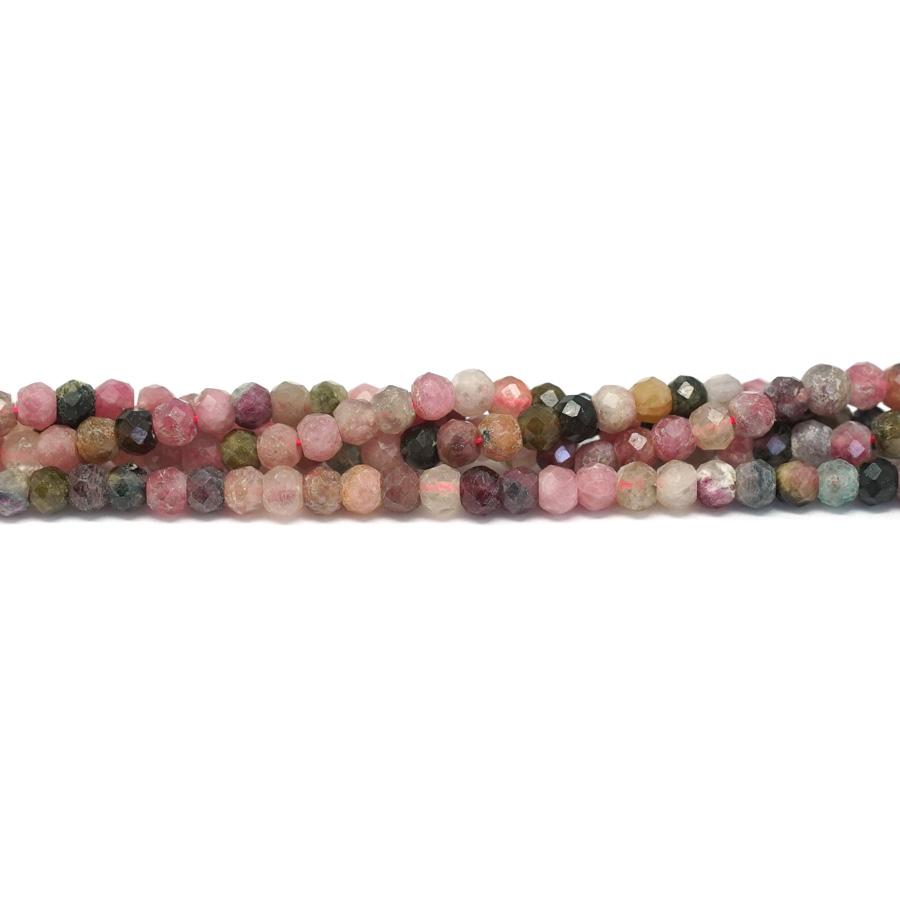 Tourmaline Faceted 3x4mm Rondelle - 15-16 Inch