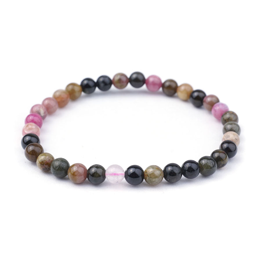 5.6-6mm Tourmaline Natural Round Bracelet - Limited Editions - Goody Beads