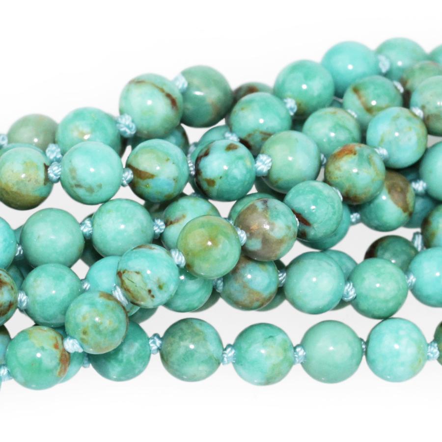 Turquoise (Campo Frio) Green 6mm Round 8-Inch