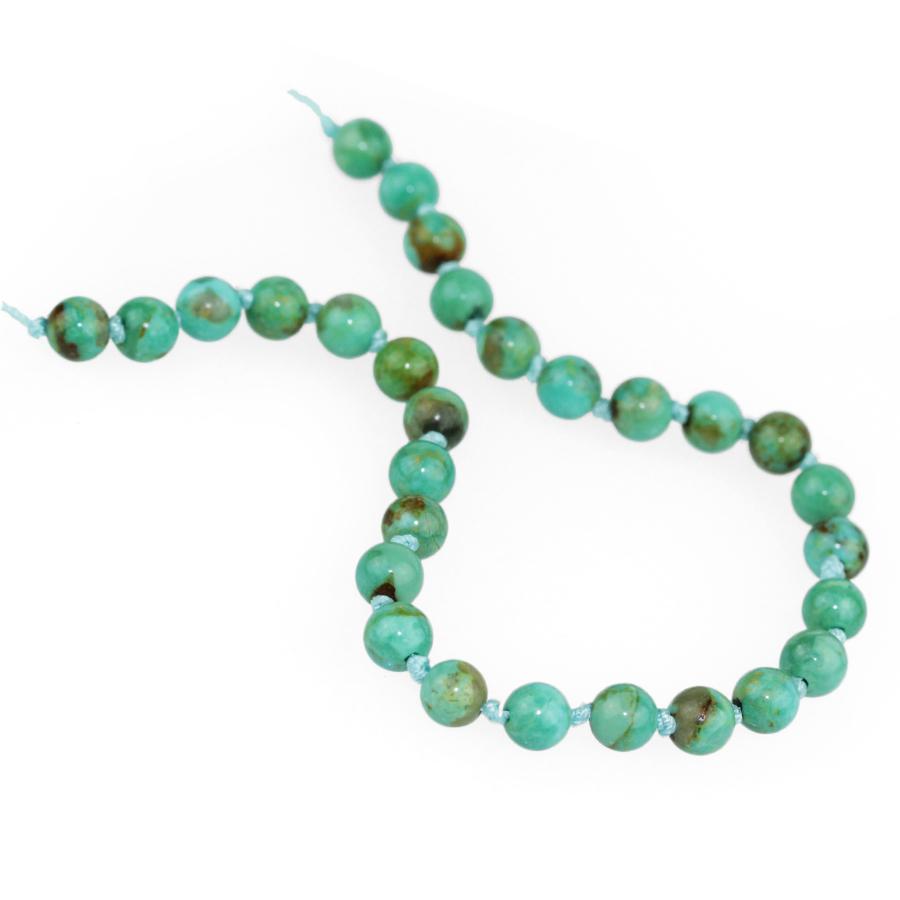 Turquoise (Campo Frio) Green 6mm Round 8-Inch