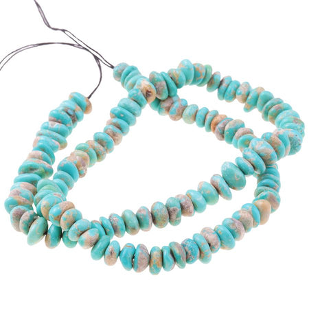 Caballo Campitos Turquoise 7-8mm Pebble 15-16 Inch