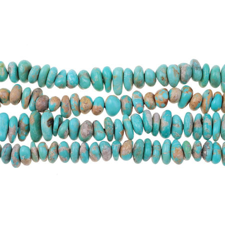 Caballo Campitos Turquoise 7-8mm Pebble 15-16 Inch