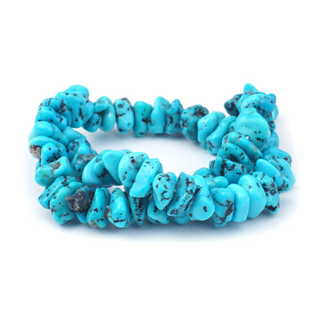 Kingman Turquoise 10-12mm Chip 9-10 Inch Strand - Limited Editions - Goody Beads