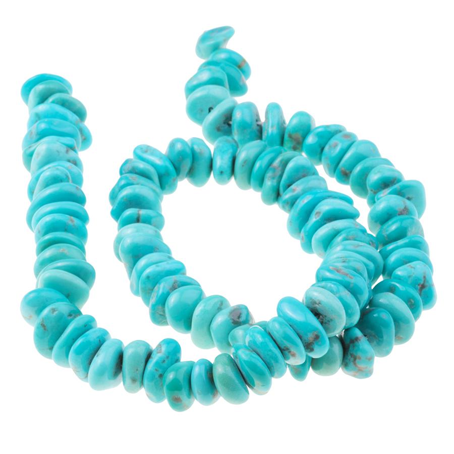 Sleeping Beauty Turquoise 13-14mm Chips 15-16 Inch