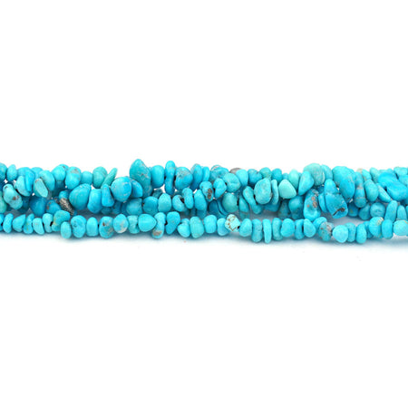 Sleeping Beauty Turquoise 3-6mm Chip Limited Editions 18" Strand - DSPremier - Goody Beads