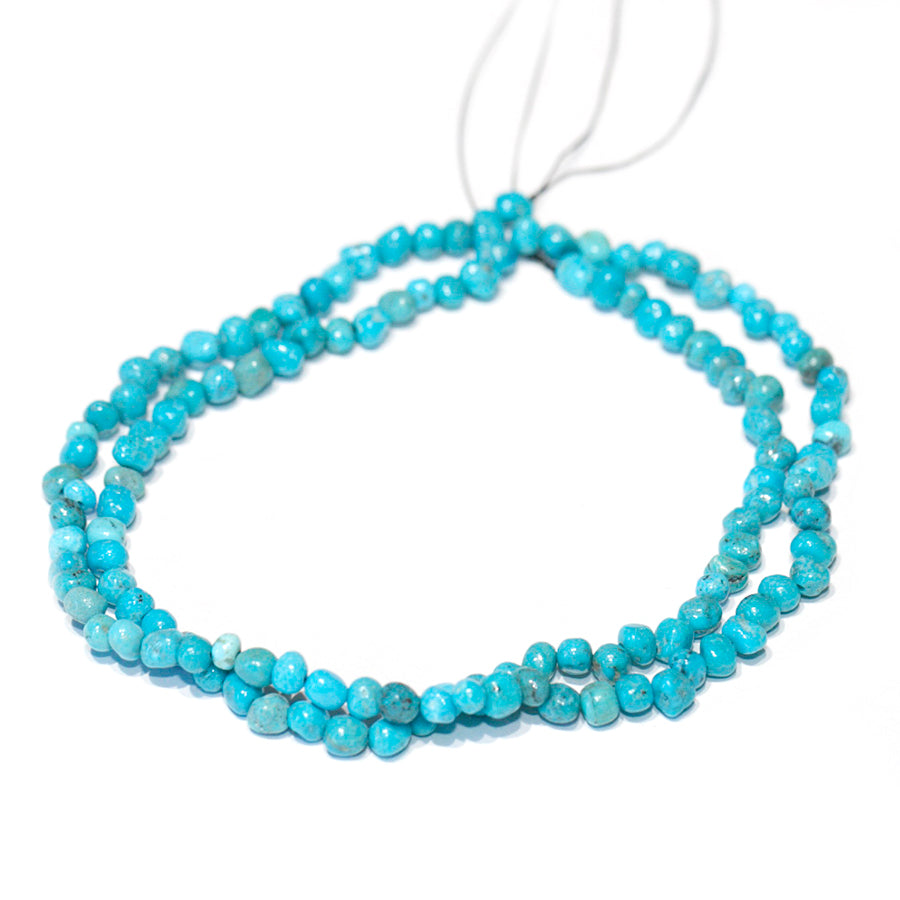 Sleeping Beauty Turquoise 3-6mm Rough Chip - 15-16 Inch Strand - DSPremier