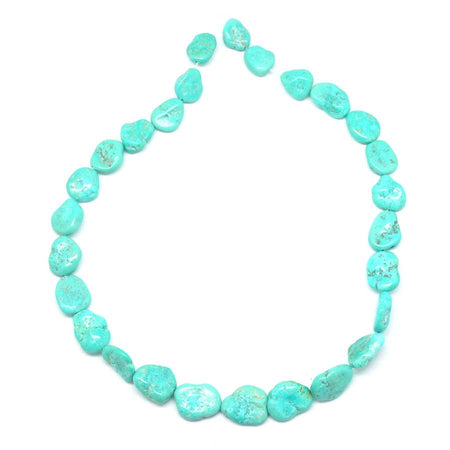 Sleeping Beauty Turquoise (A) 5x10-12mm Nugget 15-16 Inch