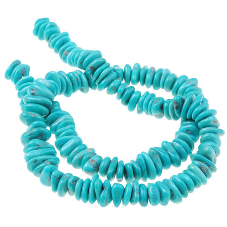 Sleeping Beauty Turquoise 9-10mm Chips 15-16 Inch