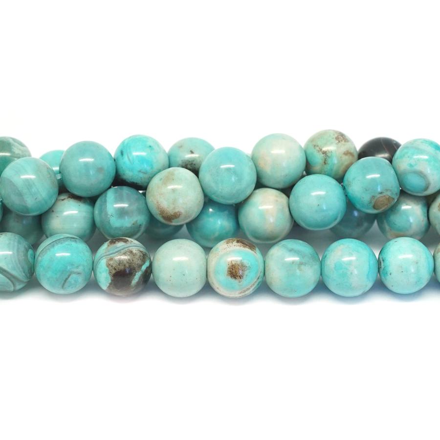 Terra Agate 10mm Round 15-16 Inch