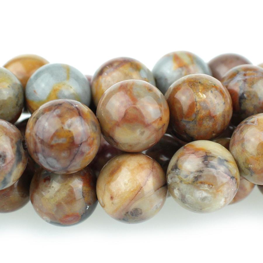 Venus Jasper 10mm Round 8-Inch - Goody Beads