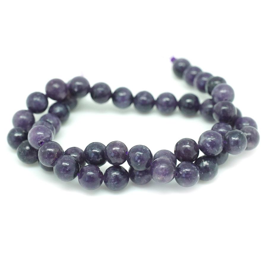 Violet Lepidolite (Natural) 8mm Round - 15-16"