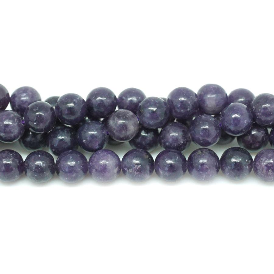 Violet Lepidolite (Natural) 8mm Round - 15-16"