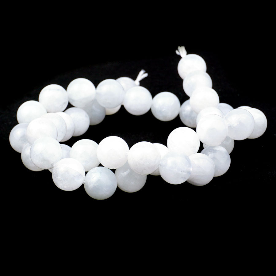 White Moonstone 10mm Round - Limited Editions - Goody Beads