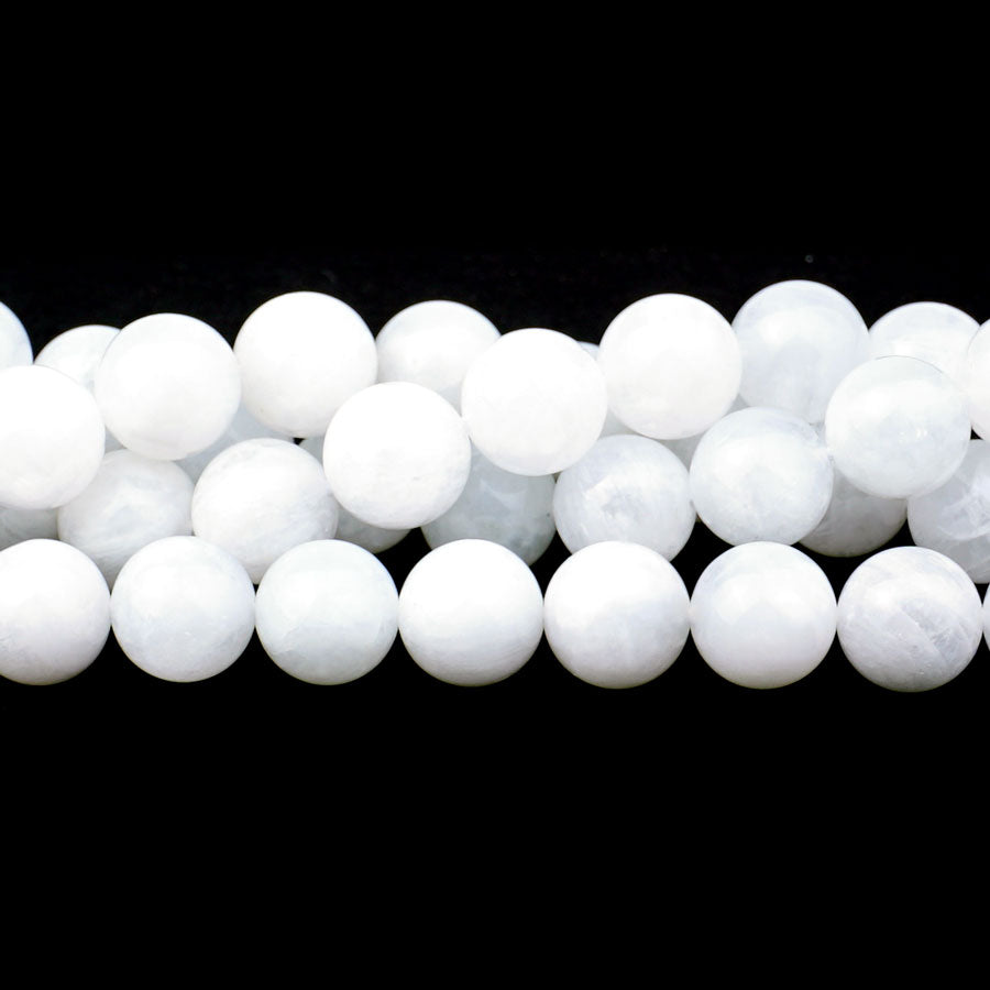 White Moonstone 10mm Round - Limited Editions - Goody Beads