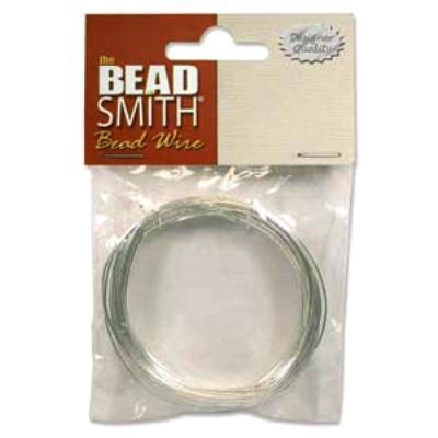 16 Gauge Silver Plated German Bead Wire - Goody Beads