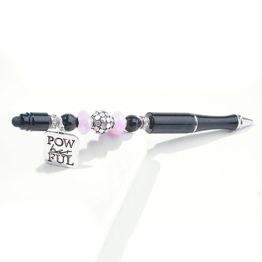 PowHERful Glamour Girl Bead Pen Kit - Pen Not Included - Goody Beads