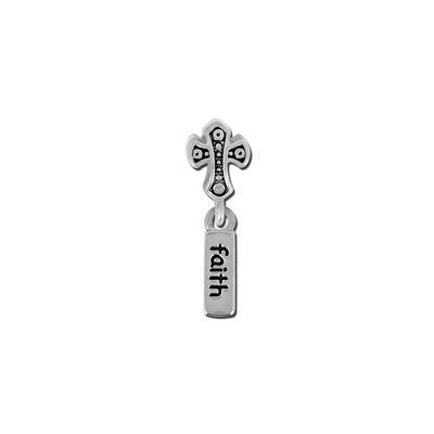 Petite Dangle Cross FAITH Bead - Interchangeable - Goody Beads