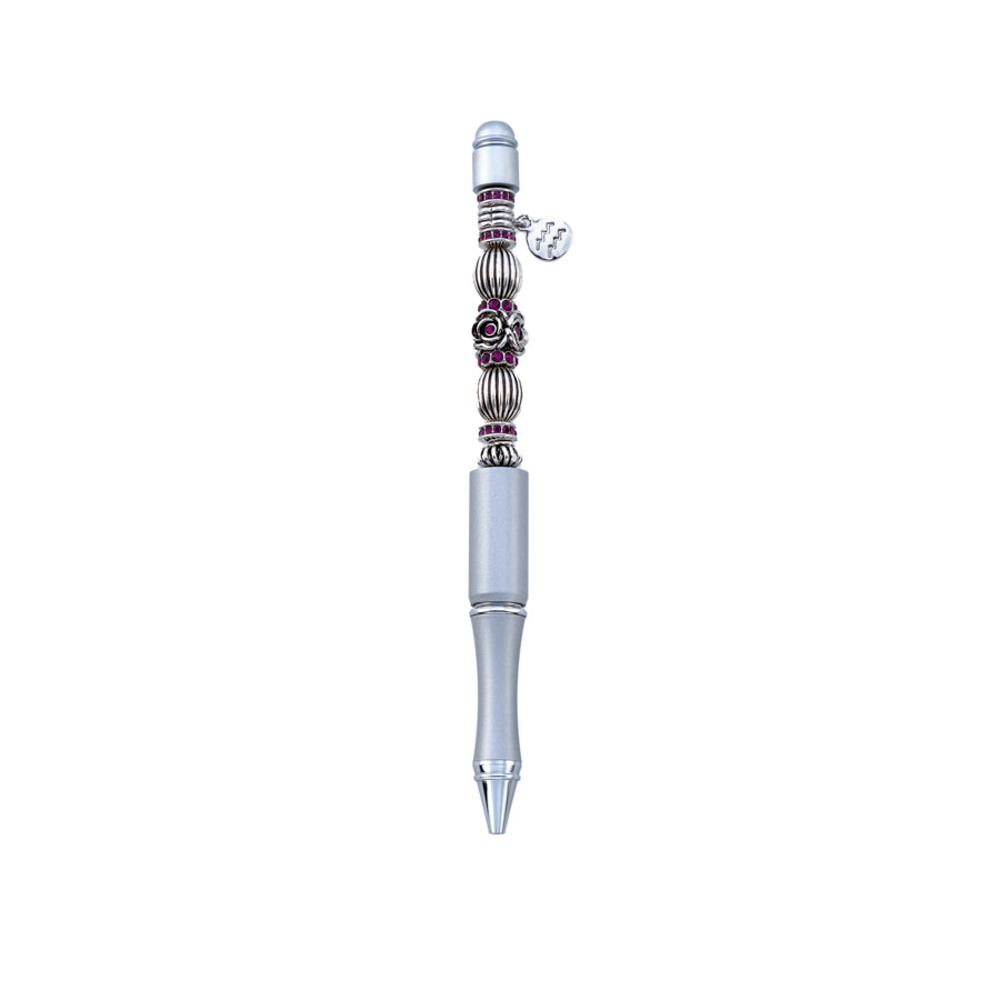 Astrological Sign/Birthstone Bead Pen Kit - Aquarius - Pen Not Included