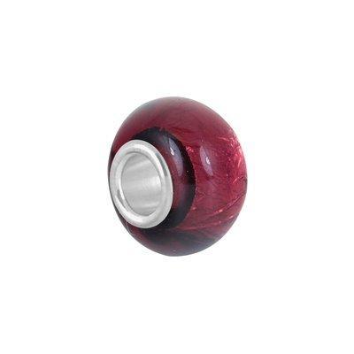 Petite Deep Plum Murano Glass Bead - Interchangeable - Goody Beads