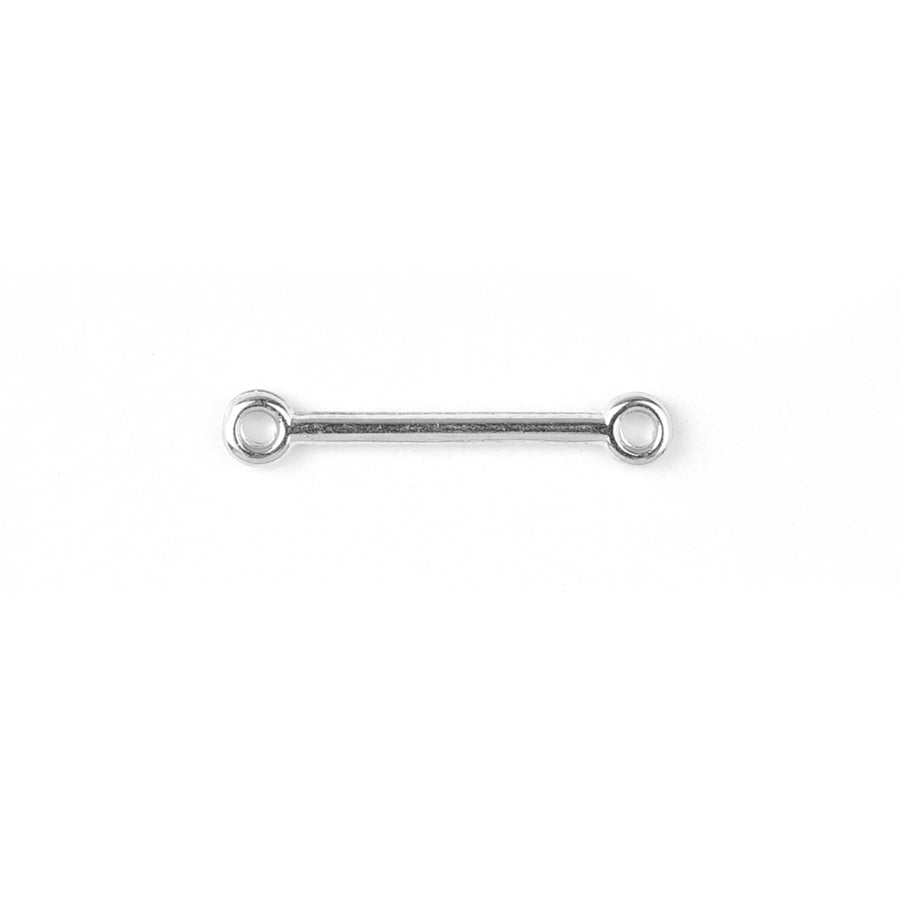 24mm Antique Silver Stick Connector Bar - Goody Beads