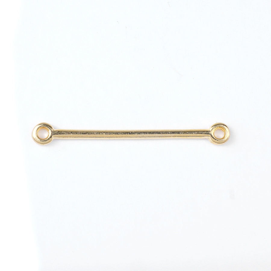 34mm Gold Plated Stick Connector Bar - Goody Beads