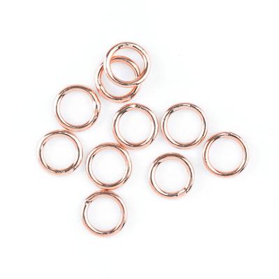 6mm Rose Gold Plated Closed Jump Ring - Goody Beads