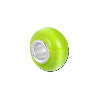 Petite Lime Cats Eye Bead - Interchangeable - Goody Beads