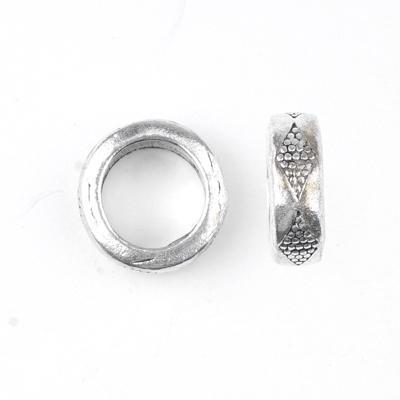 15mm Antique Silver Plated Bali Style Ring Connector/Link - Goody Beads