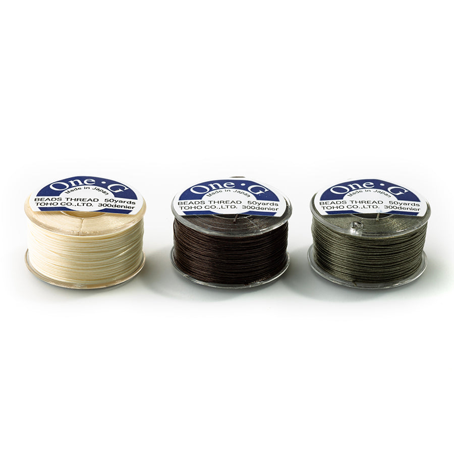 TOHO One-G Beading Thread 3 Bobbin Set - Camo