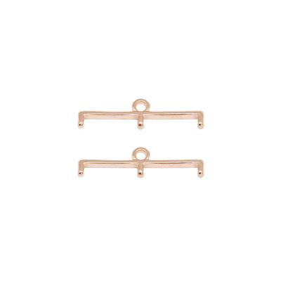 Cymbal Topolia lll Rose Gold Plated Delica 11/0 Bead Ending - Goody Beads