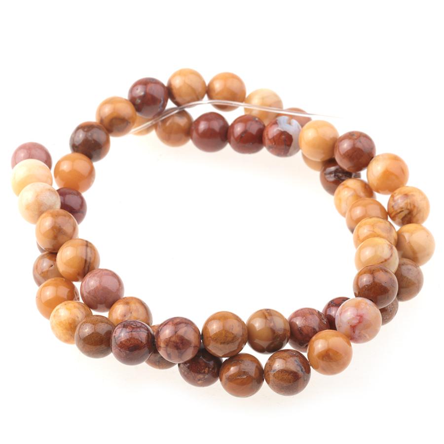 Yellow Jasper 8mm Round 15-16 Inch