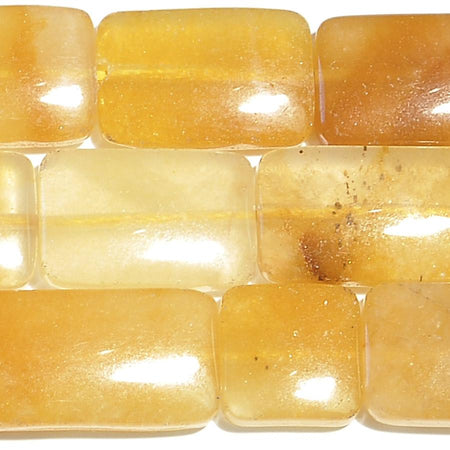 Yellow Jade 13x13-25mm Rectangle