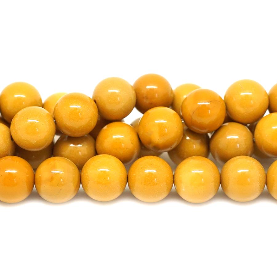 Yellow Mookaite  10mm Round - 15-16"