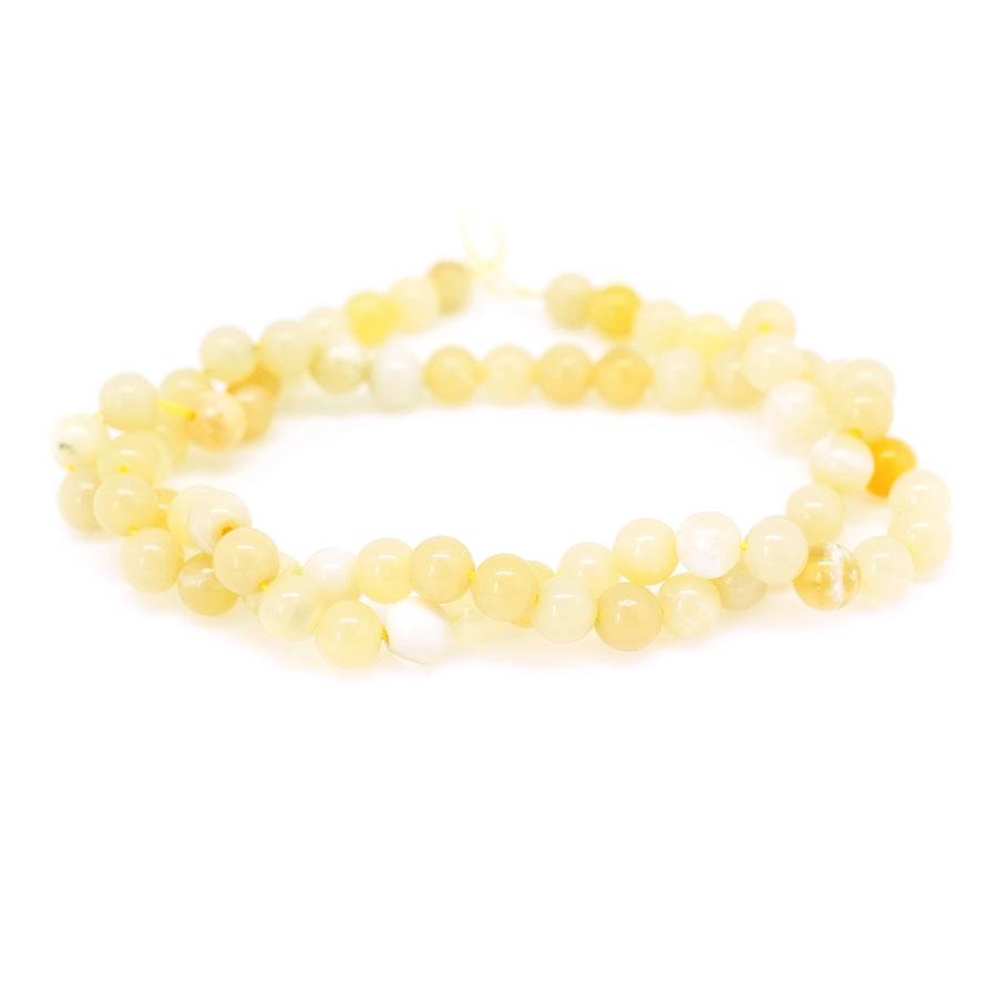 Yellow Opal A 6mm Round - 15-16"