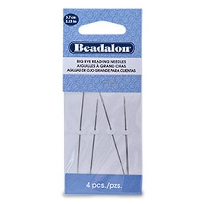 Beadalon Big Eye Beading Needle - 4 Pack - Goody Beads