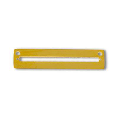 Gold-Plated Stainless Steel Beadable Bar Pendant - Goody Beads