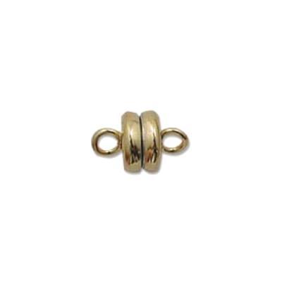 6mm Gold Plated Magnetic Clasp (Mag-Lok) - Goody Beads